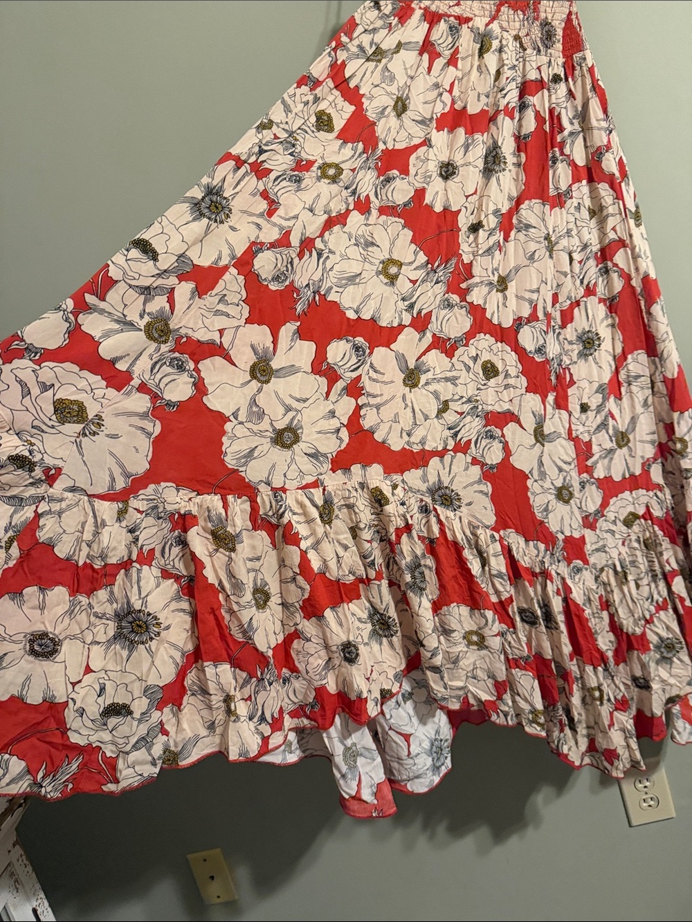 Free People heatwave floral print maxi dress M - Picture 5 of 10